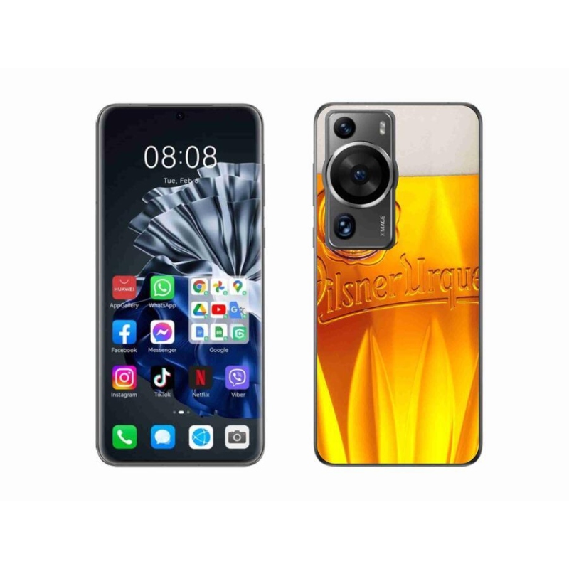 Gelový kryt mmCase na Huawei P60 Pro - pivo