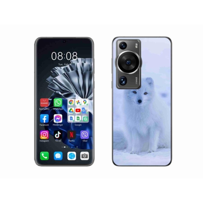 Gelový kryt mmCase na Huawei P60 Pro - polární liška