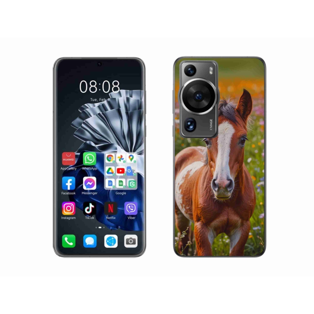 Gelový kryt mmCase na Huawei P60 Pro - roztomilé hříbě