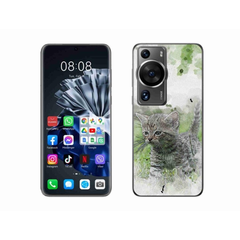 Gelový kryt mmCase na Huawei P60 Pro - roztomilé kotě 1