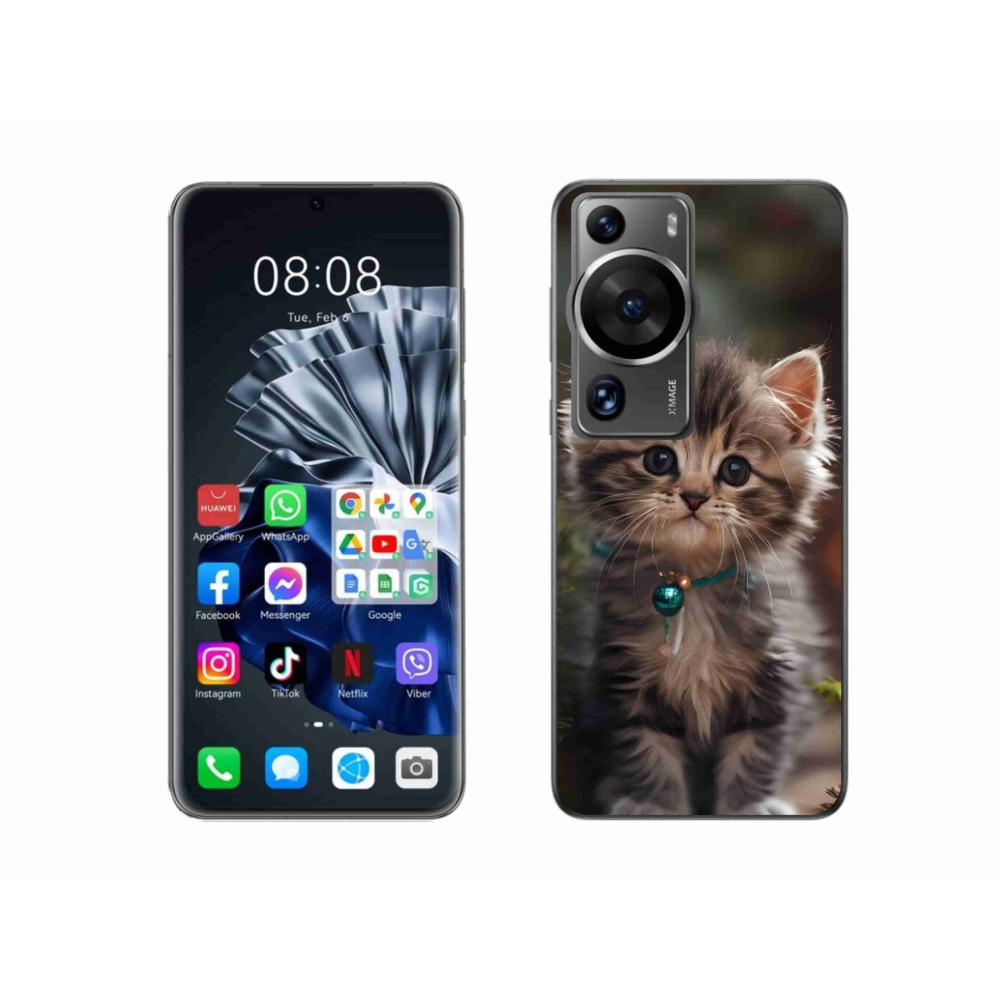 Gelový kryt mmCase na Huawei P60 Pro - roztomilé kotě 11