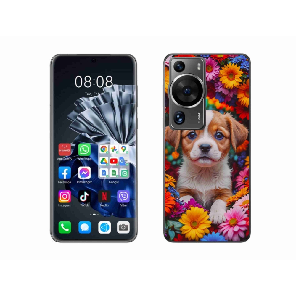 Gelový kryt mmCase na Huawei P60 Pro - roztomilé štěně