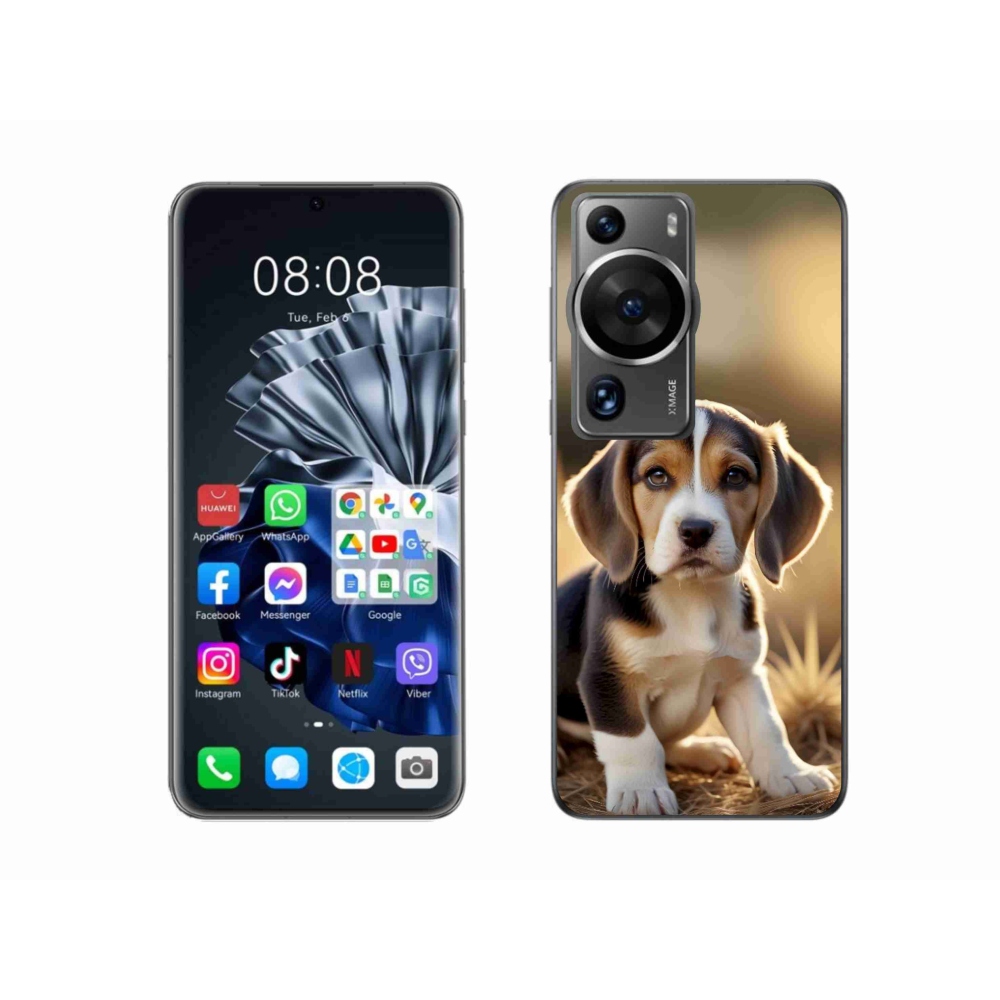 Gelový kryt mmCase na Huawei P60 Pro - roztomilý bígl