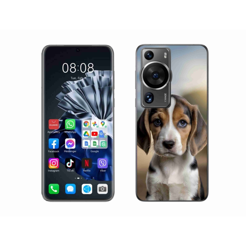 Gelový kryt mmCase na Huawei P60 Pro - roztomilý bígl