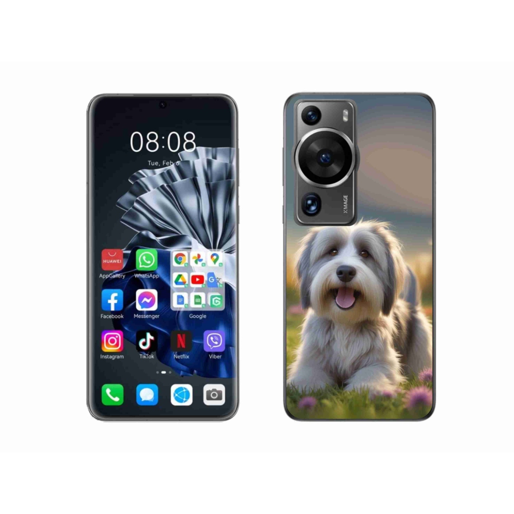Gelový kryt mmCase na Huawei P60 Pro - roztomilý havanský psík