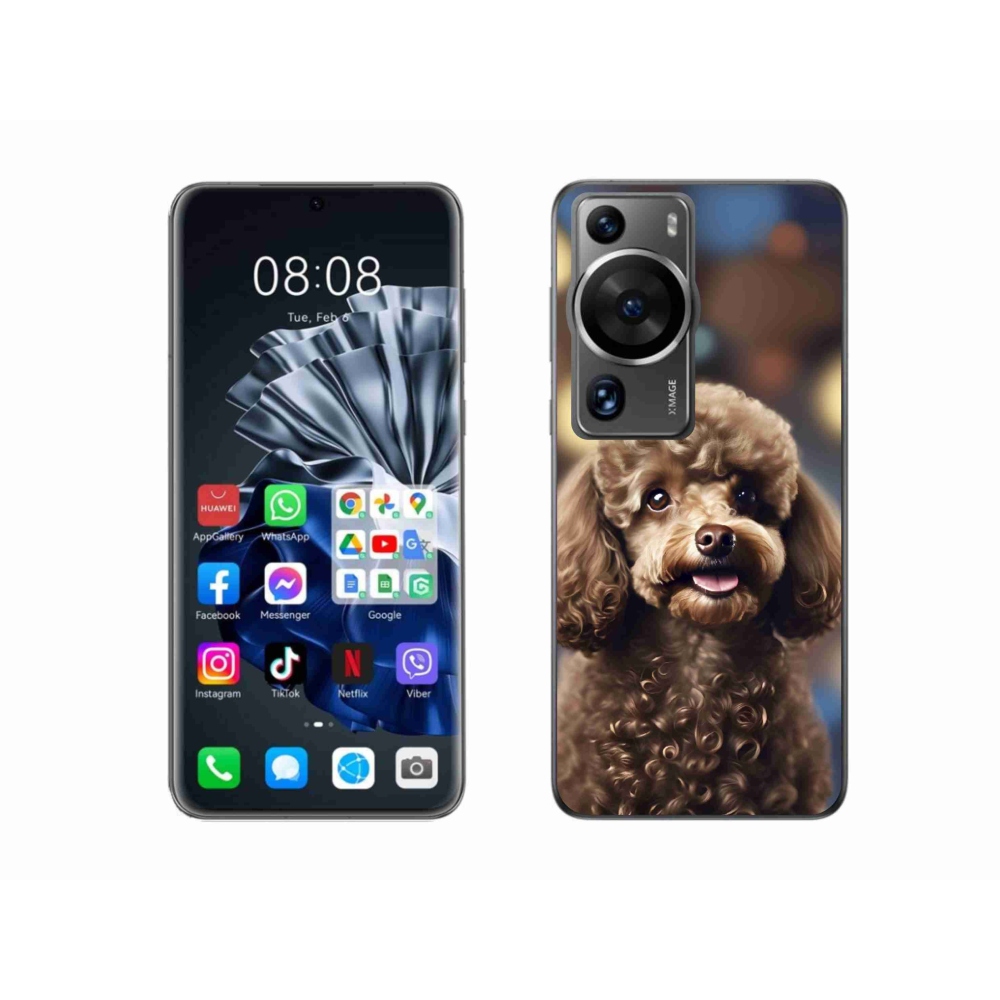 Gelový kryt mmCase na Huawei P60 Pro - roztomilý pudl