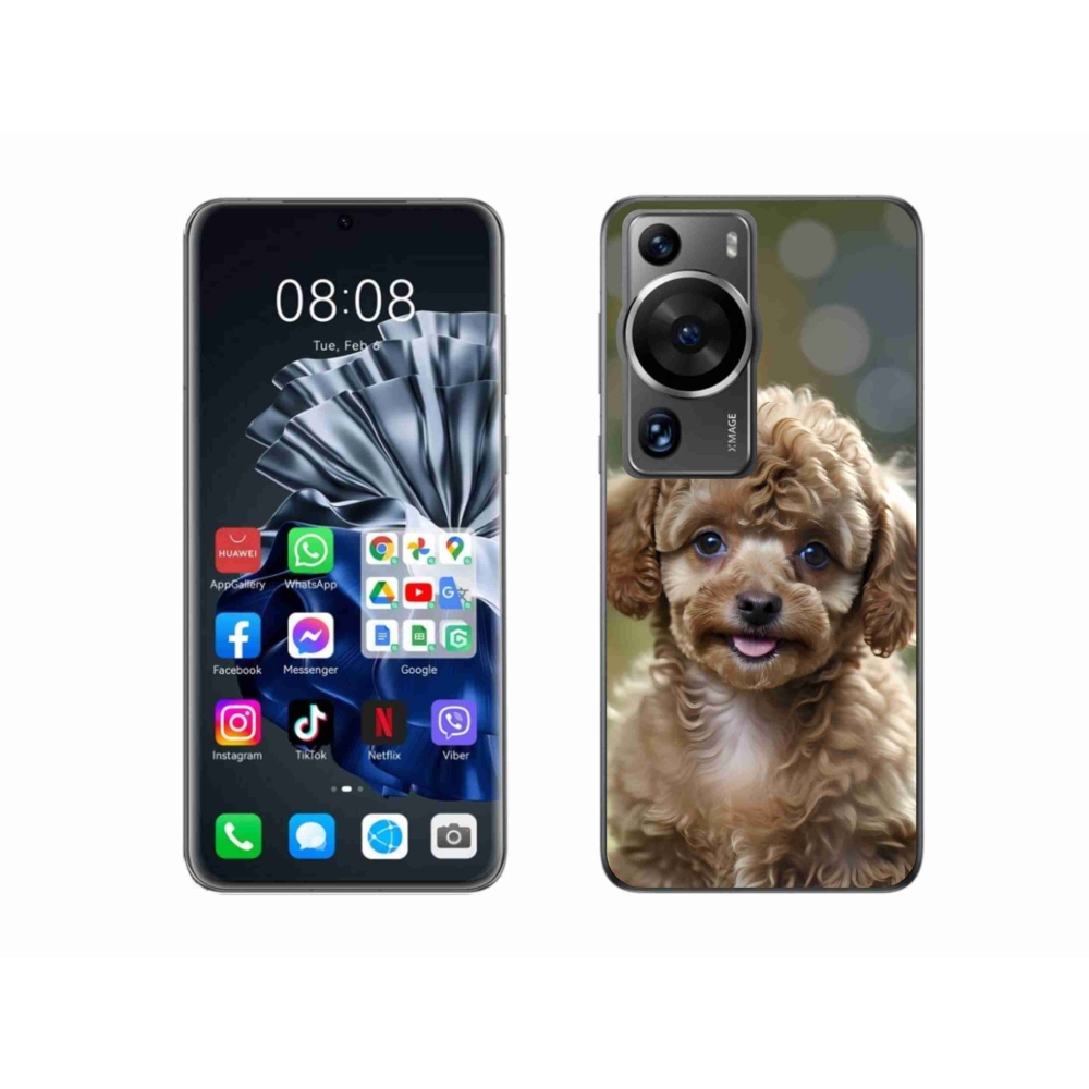Gelový kryt mmCase na Huawei P60 Pro - roztomilý pudl