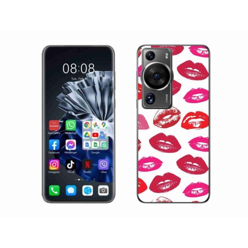 Gelový kryt mmCase na Huawei P60 Pro - rty