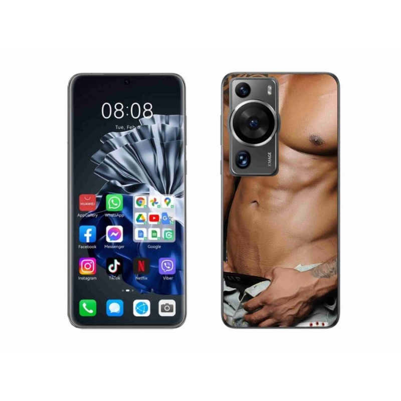 Gelový kryt mmCase na Huawei P60 Pro - sexy muž