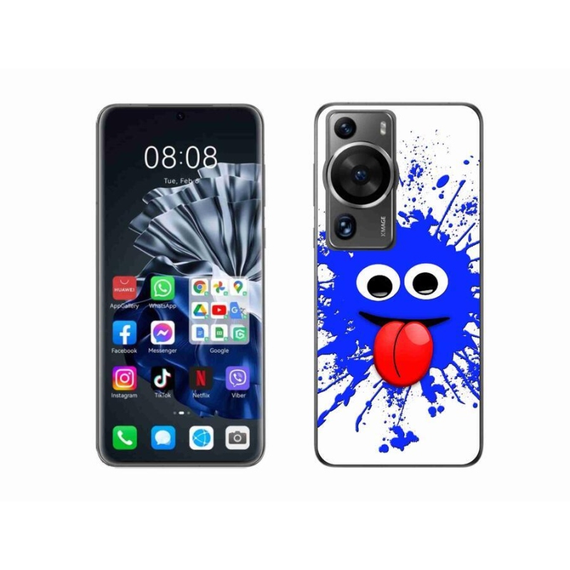 Gelový kryt mmCase na Huawei P60 Pro - strašidlo