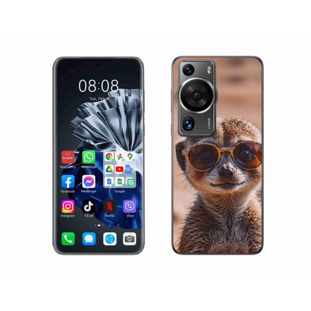 Gelový kryt mmCase na Huawei P60 Pro - stylová surikata