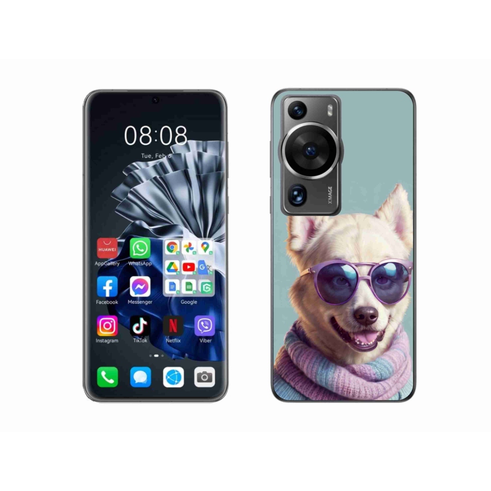 Gelový kryt mmCase na Huawei P60 Pro - stylový německý špic