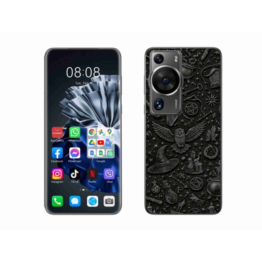 Gelový kryt mmCase na Huawei P60 Pro - tmavý magický svět