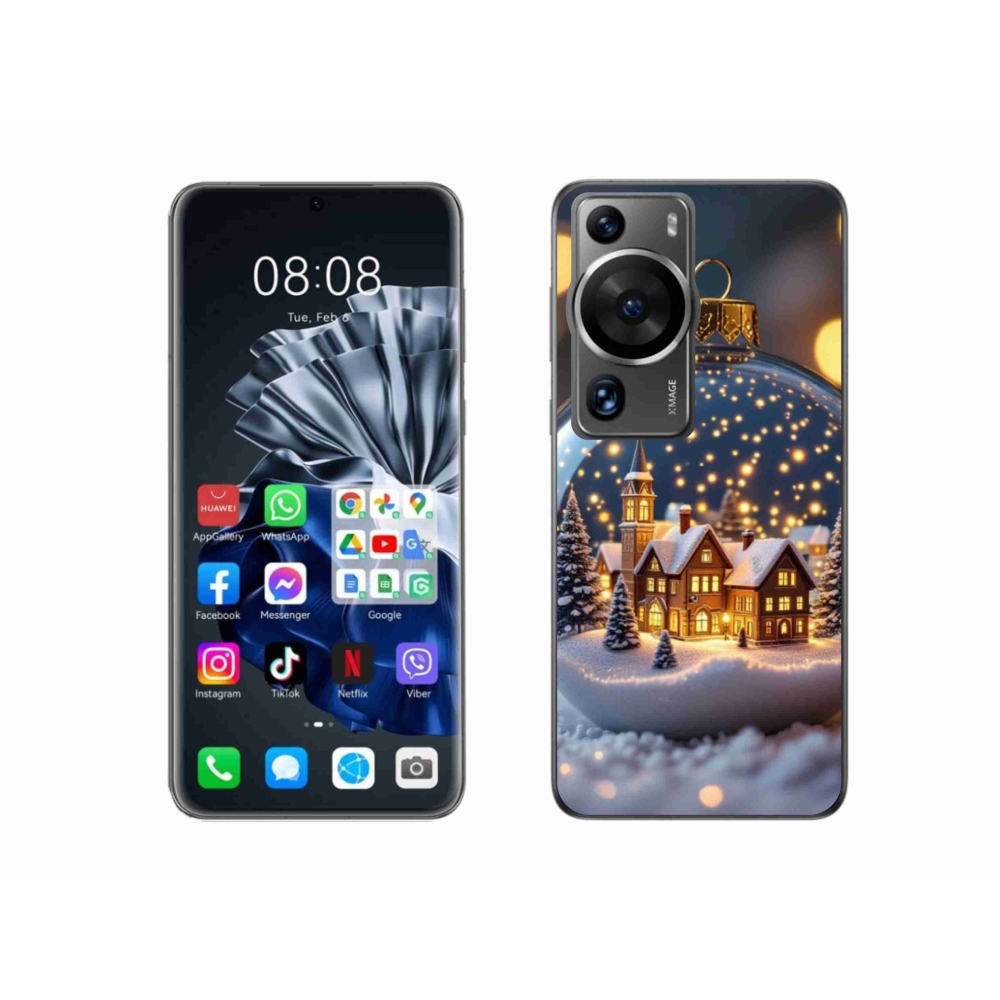 Gelový kryt mmCase na Huawei P60 Pro - vánoční koule 4