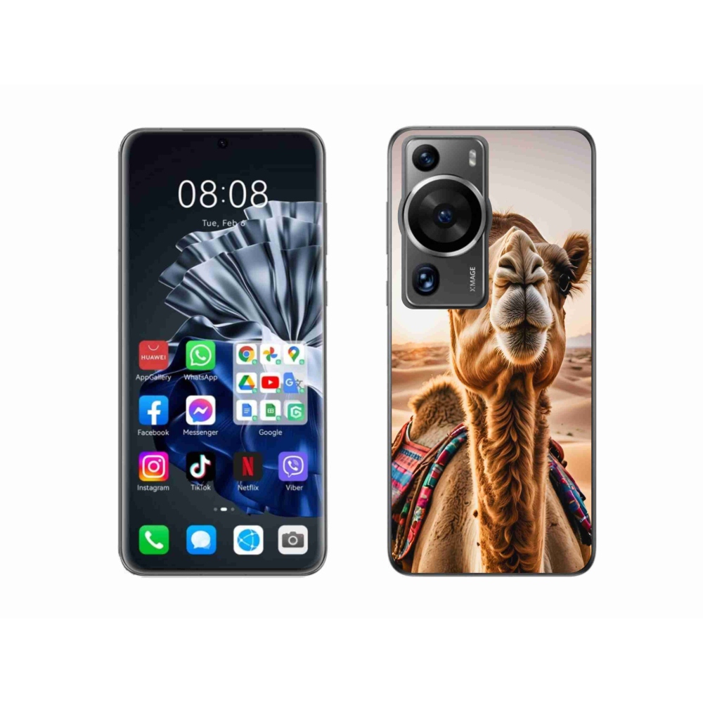 Gelový kryt mmCase na Huawei P60 Pro - velbloud