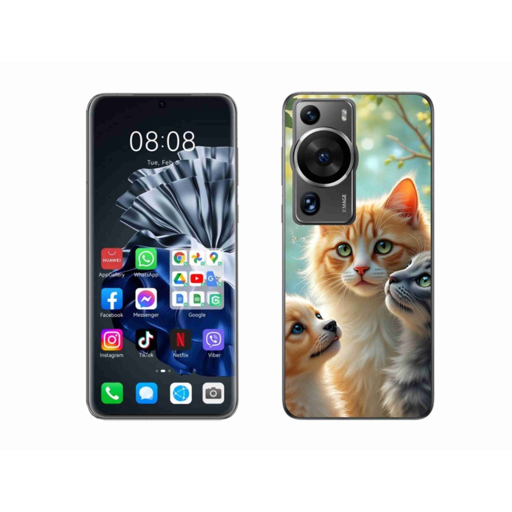 Gelový kryt mmCase na Huawei P60 Pro - zvířecí přátelství 2