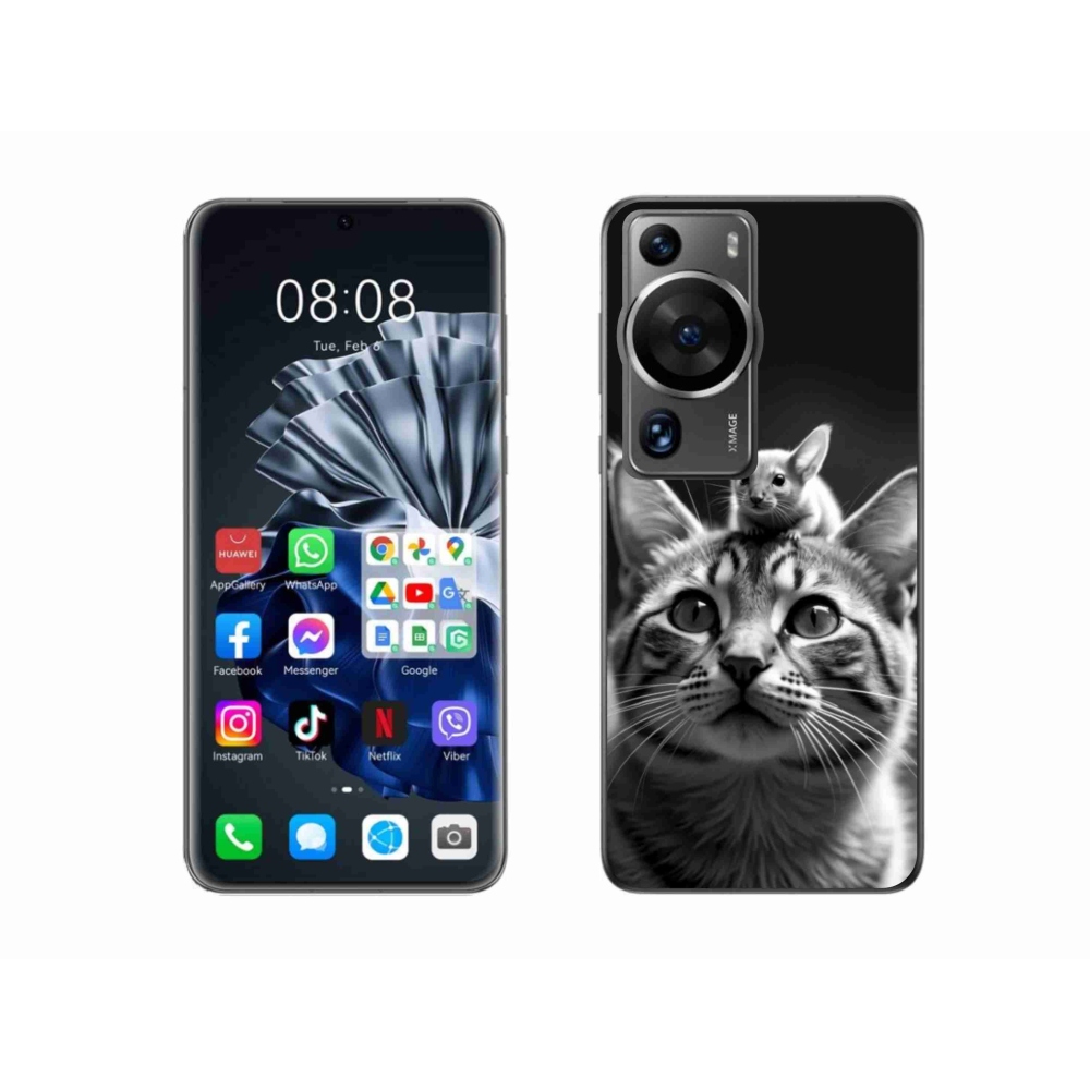 Gelový kryt mmCase na Huawei P60 Pro - zvířecí přátelství 2