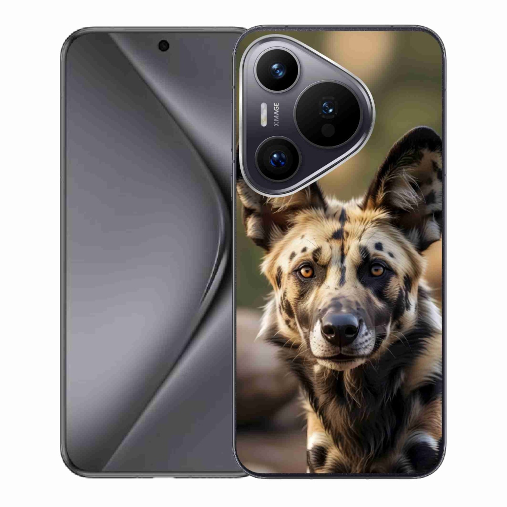 Gelový kryt mmCase na Huawei Pura 70 - africký divoký pes
