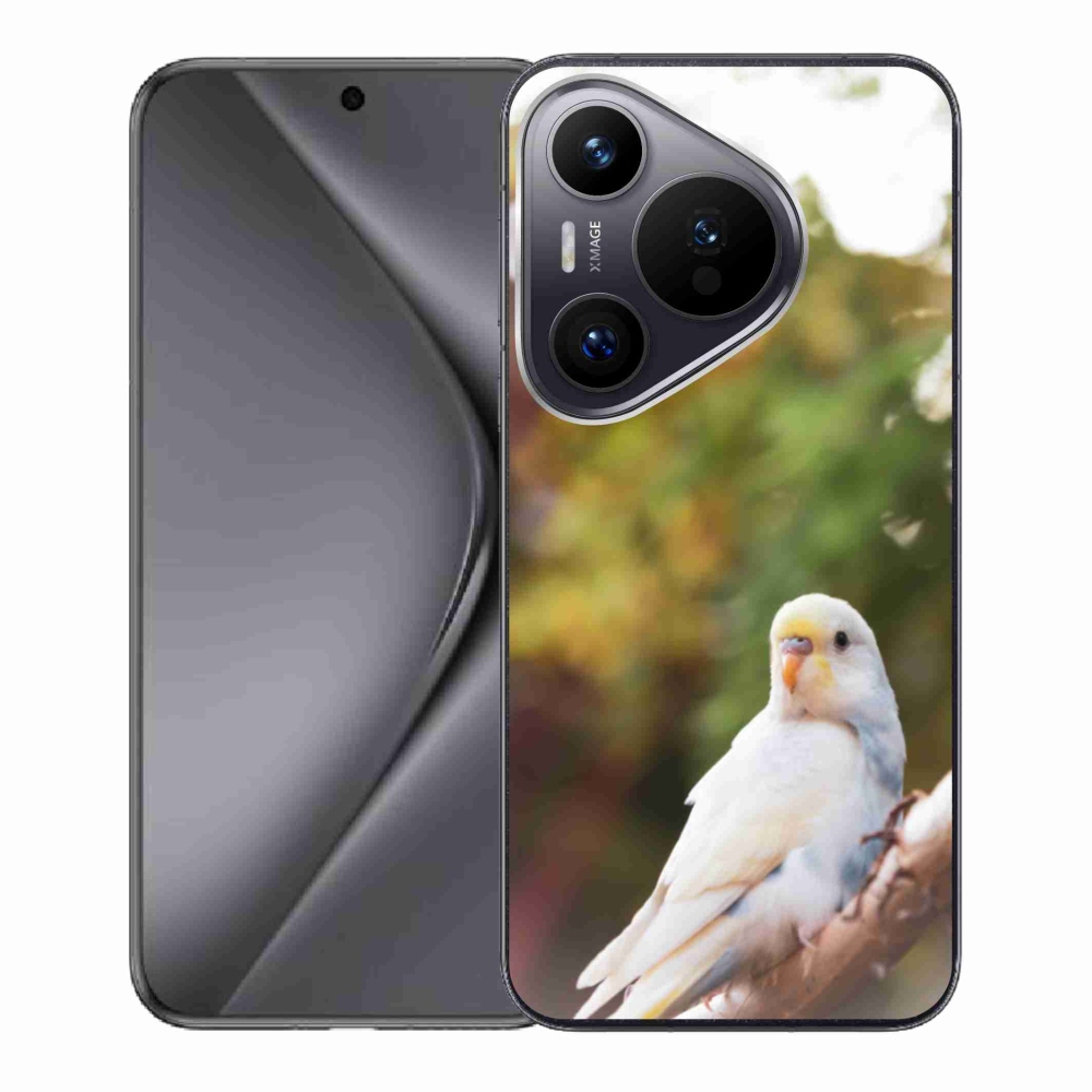 Gelový kryt mmCase na Huawei Pura 70 - andulka bílá