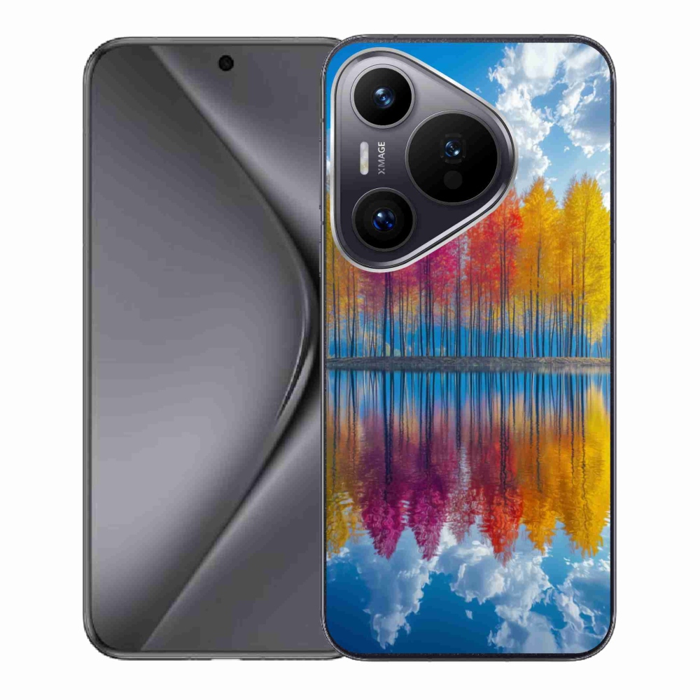Gelový kryt mmCase na Huawei Pura 70 - barevné stromy
