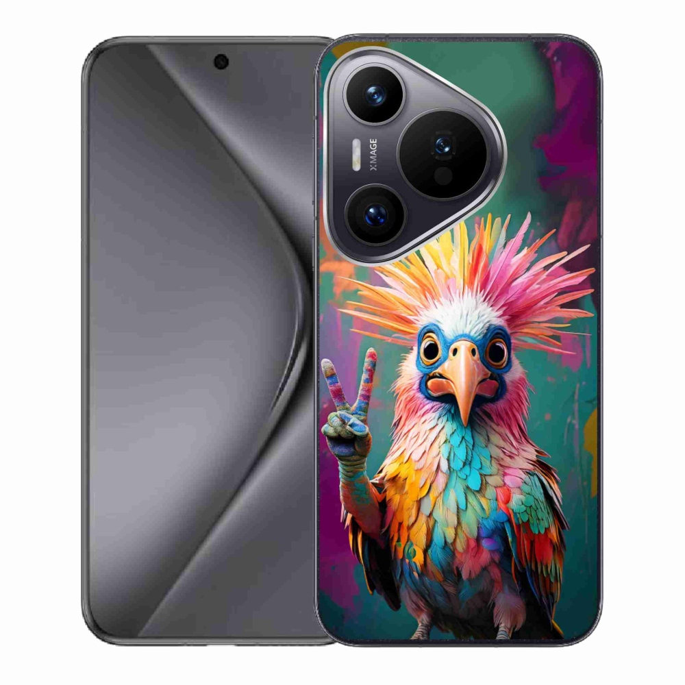 Gelový kryt mmCase na Huawei Pura 70 - barevný rebel