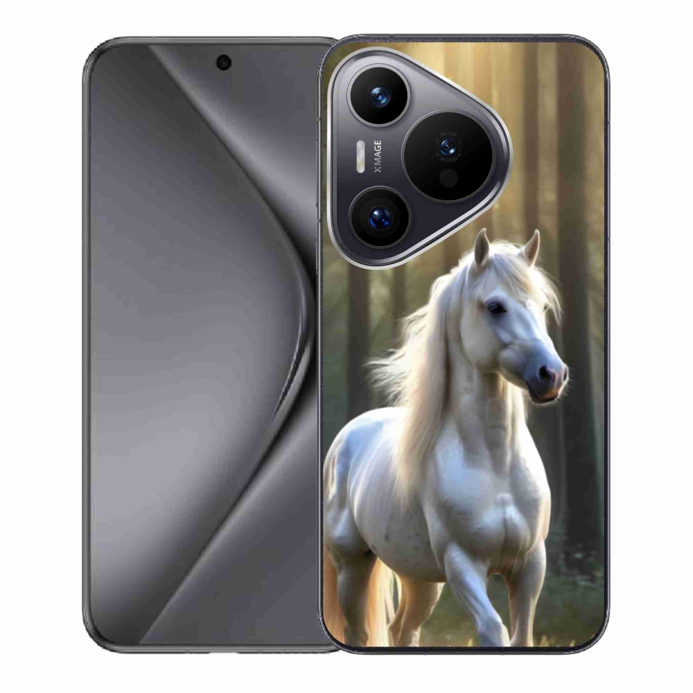 Gelový kryt mmCase na Huawei Pura 70 - bílý kůň 3