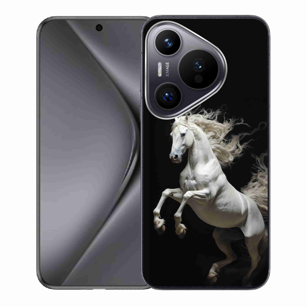 Gelový kryt mmCase na Huawei Pura 70 - bílý kůň 4