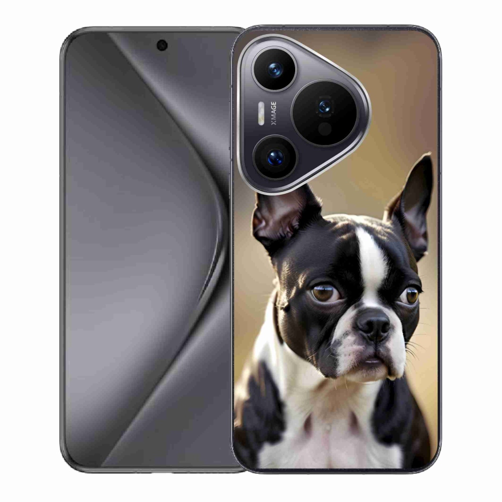 Gelový kryt mmCase na Huawei Pura 70 - bostonský teriér