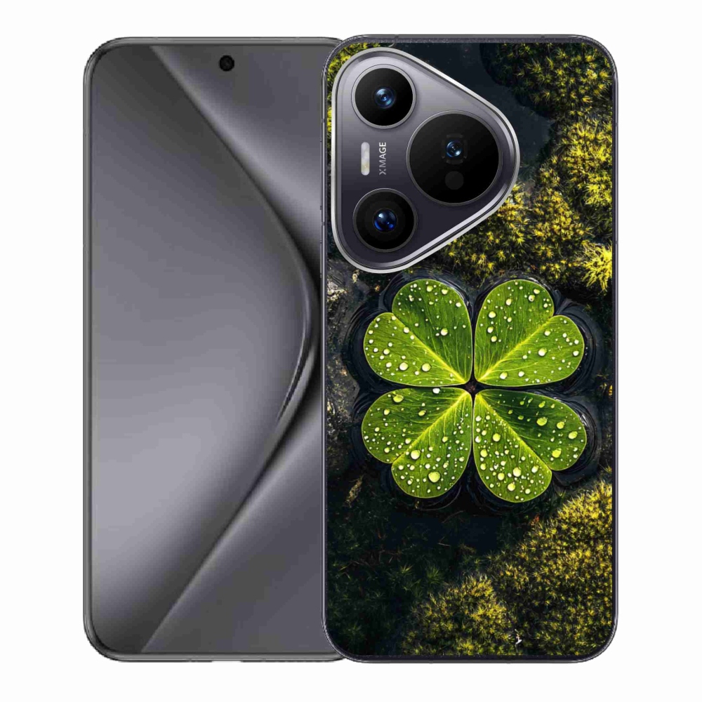 Gelový kryt mmCase na Huawei Pura 70 - čtyřlístek