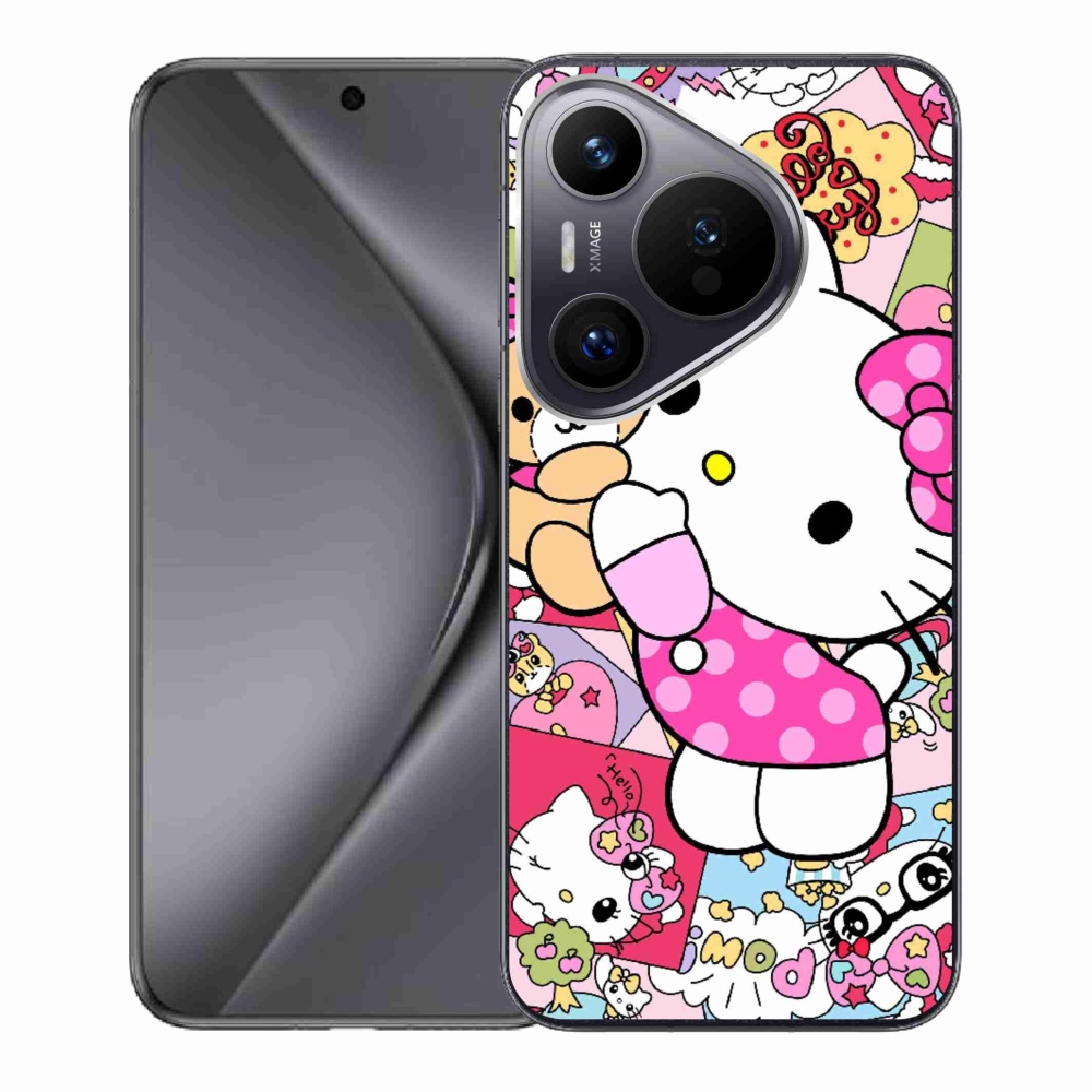 Gelový kryt mmCase na Huawei Pura 70 - cute kitty