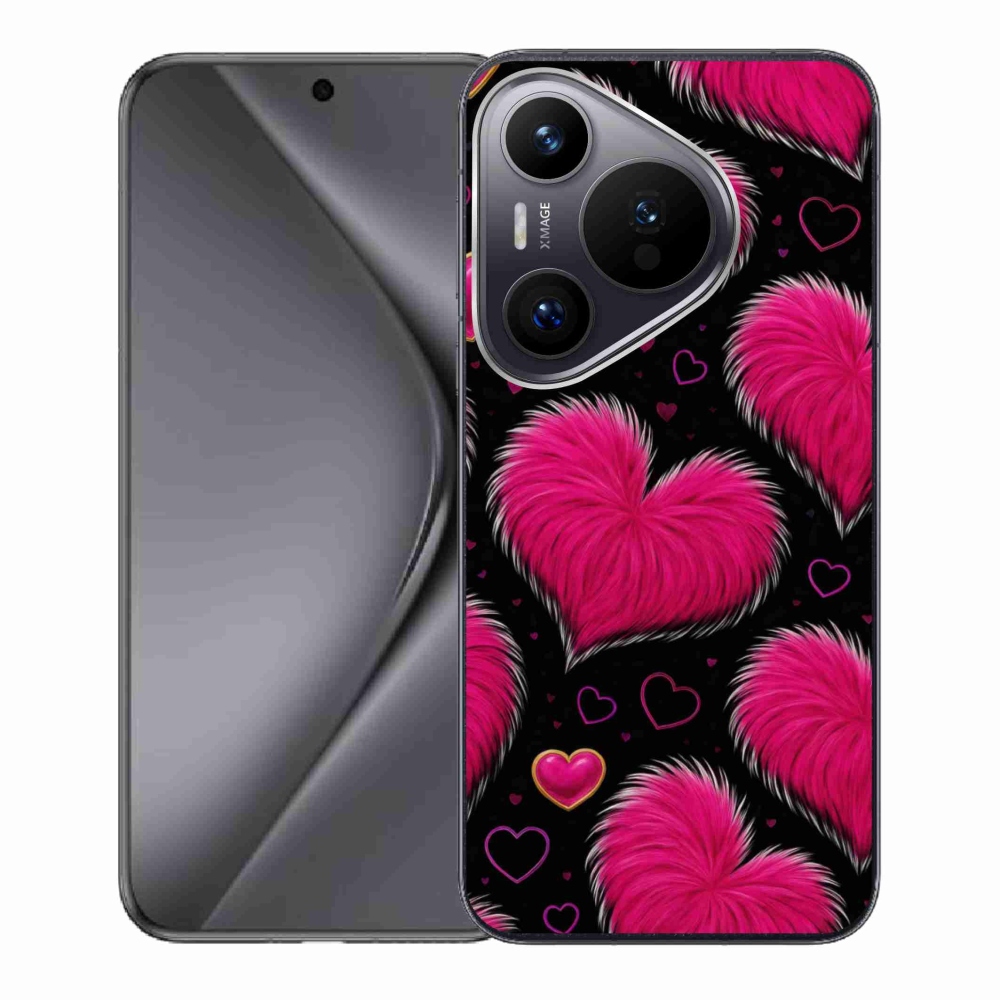 Gelový kryt mmCase na Huawei Pura 70 - hebká srdce