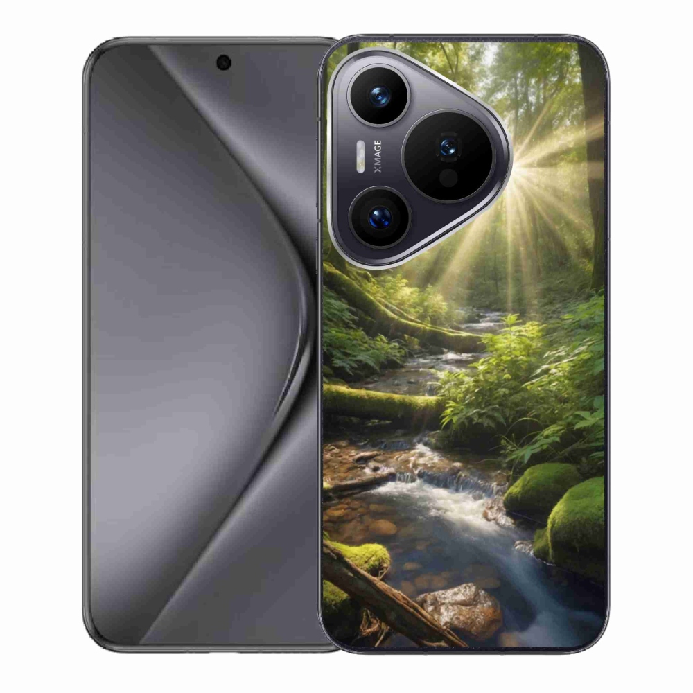 Gelový kryt mmCase na Huawei Pura 70 - hlubina lesa
