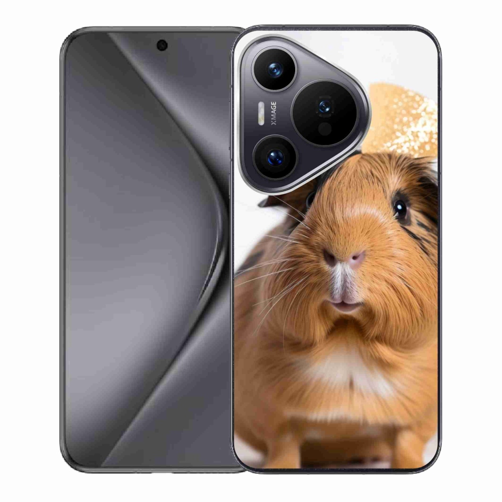 Gelový kryt mmCase na Huawei Pura 70 - hnědé morče