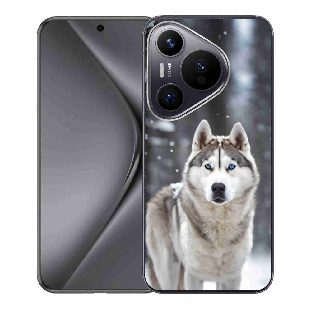Gelový kryt mmCase na Huawei Pura 70 - husky 2
