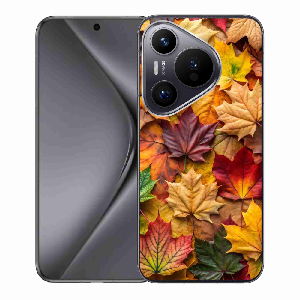 Gelový kryt mmCase na Huawei Pura 70 - javorové listy 2