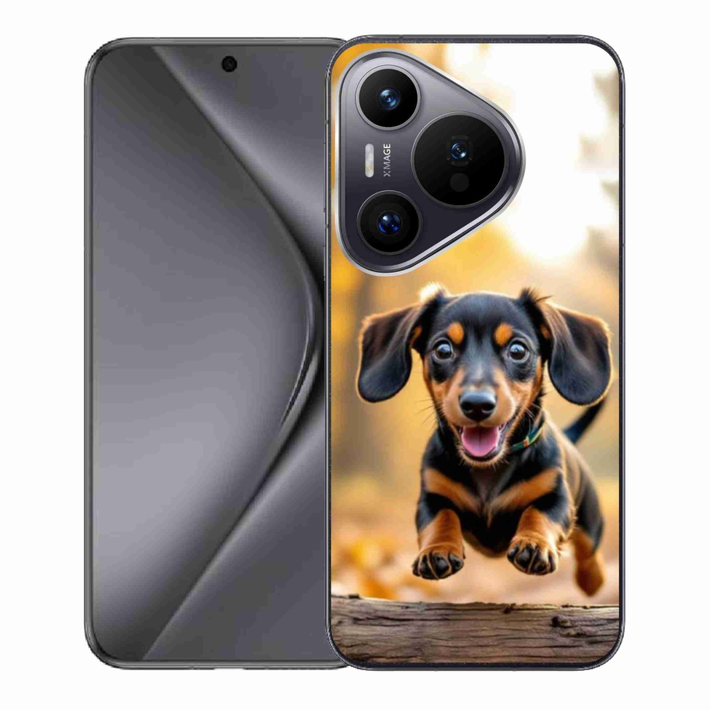 Gelový kryt mmCase na Huawei Pura 70 - jezevčík 2