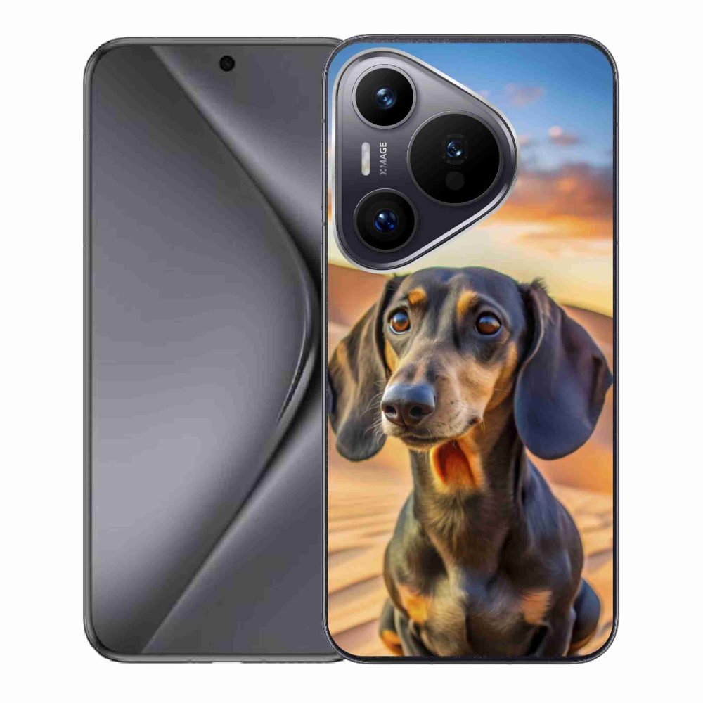 Gelový kryt mmCase na Huawei Pura 70 - jezevčík 3 
