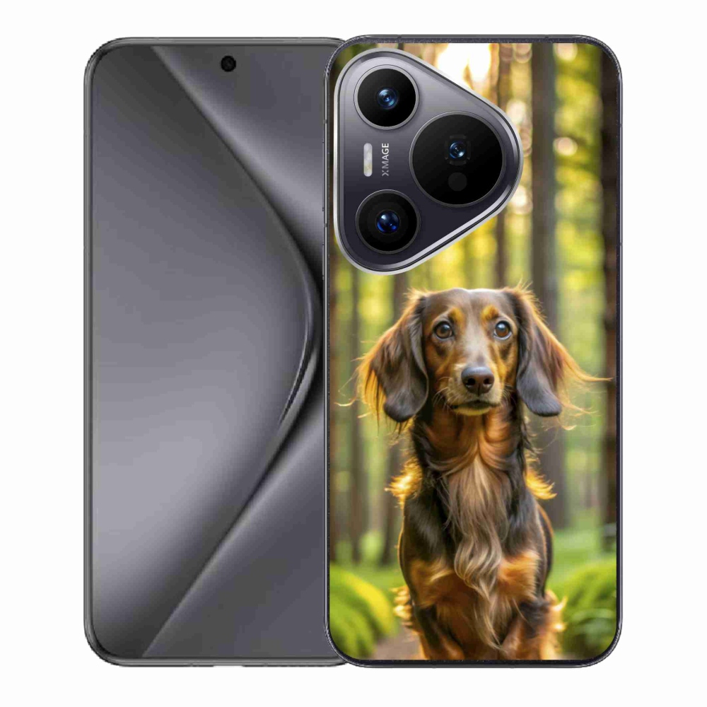 Gelový kryt mmCase na Huawei Pura 70 - jezevčík 4