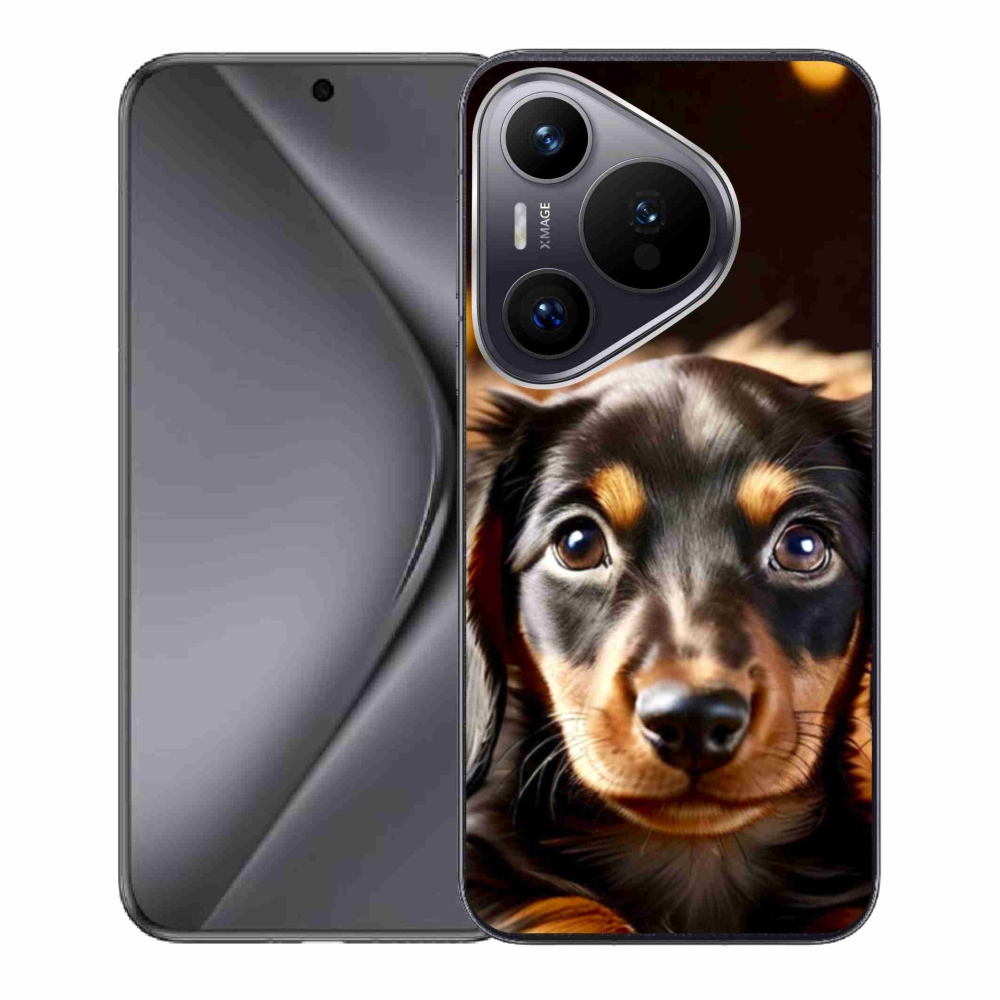Gelový kryt mmCase na Huawei Pura 70 - jezevčík