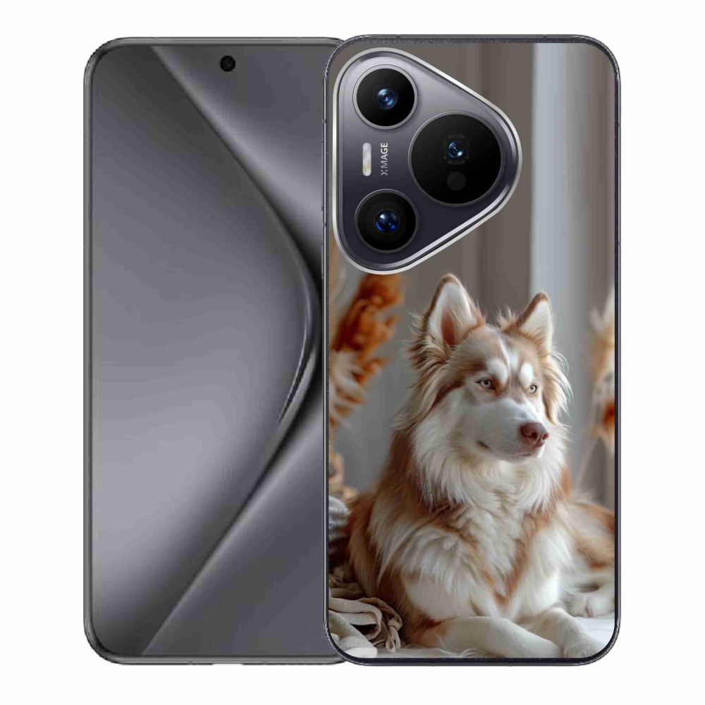 Gelový kryt mmCase na Huawei Pura 70 - klidný sibiřský husky