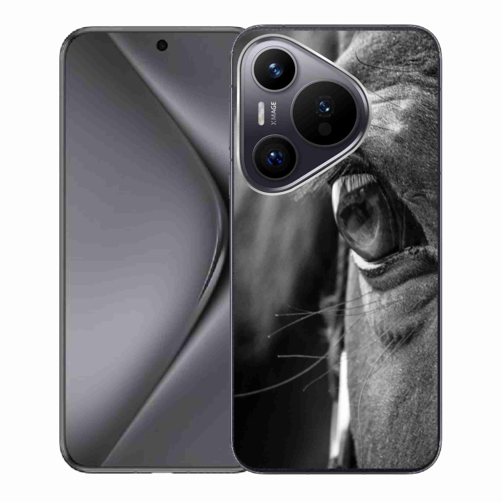 Gelový kryt mmCase na Huawei Pura 70 - koňský pohled