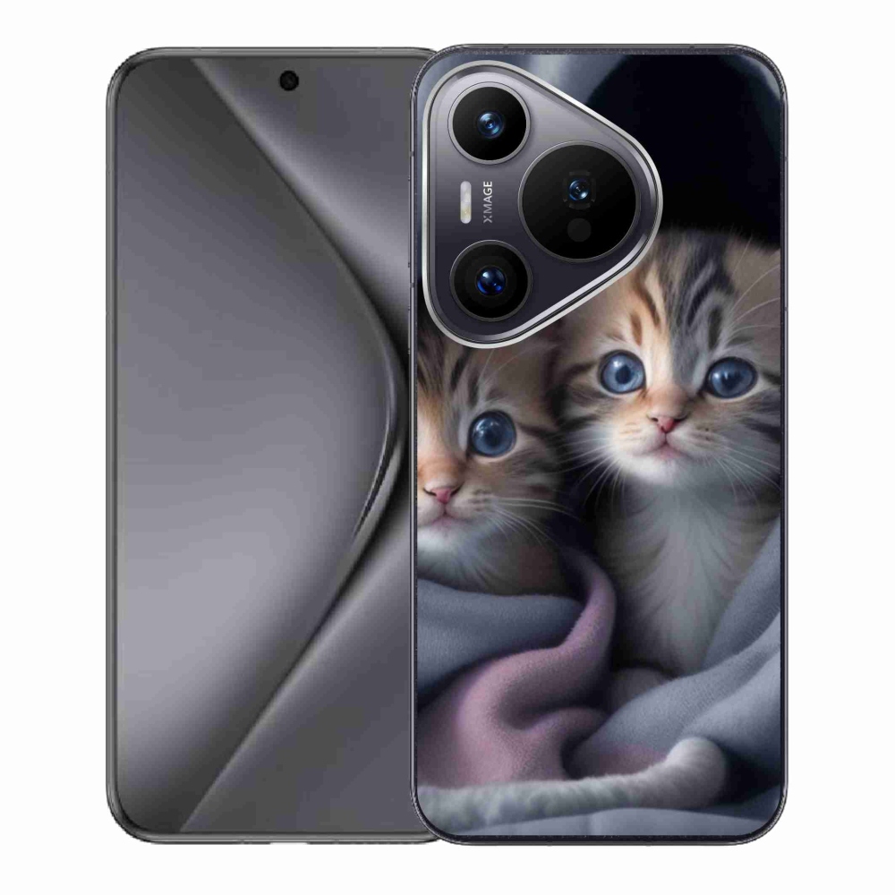 Gelový kryt mmCase na Huawei Pura 70 - kočičí duo 2