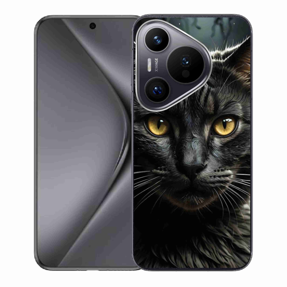 Gelový kryt mmCase na Huawei Pura 70 - kočičí pohled 3
