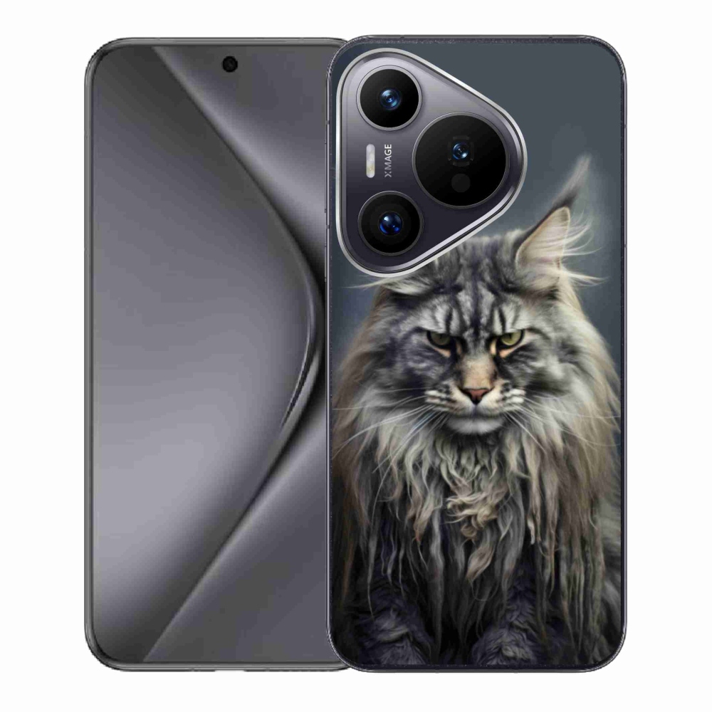 Gelový kryt mmCase na Huawei Pura 70 - kočíčí pohled 4