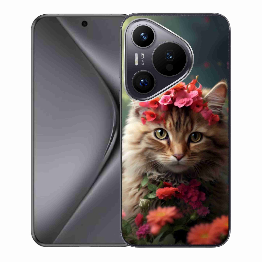 Gelový kryt mmCase na Huawei Pura 70 - kočíčí princezna