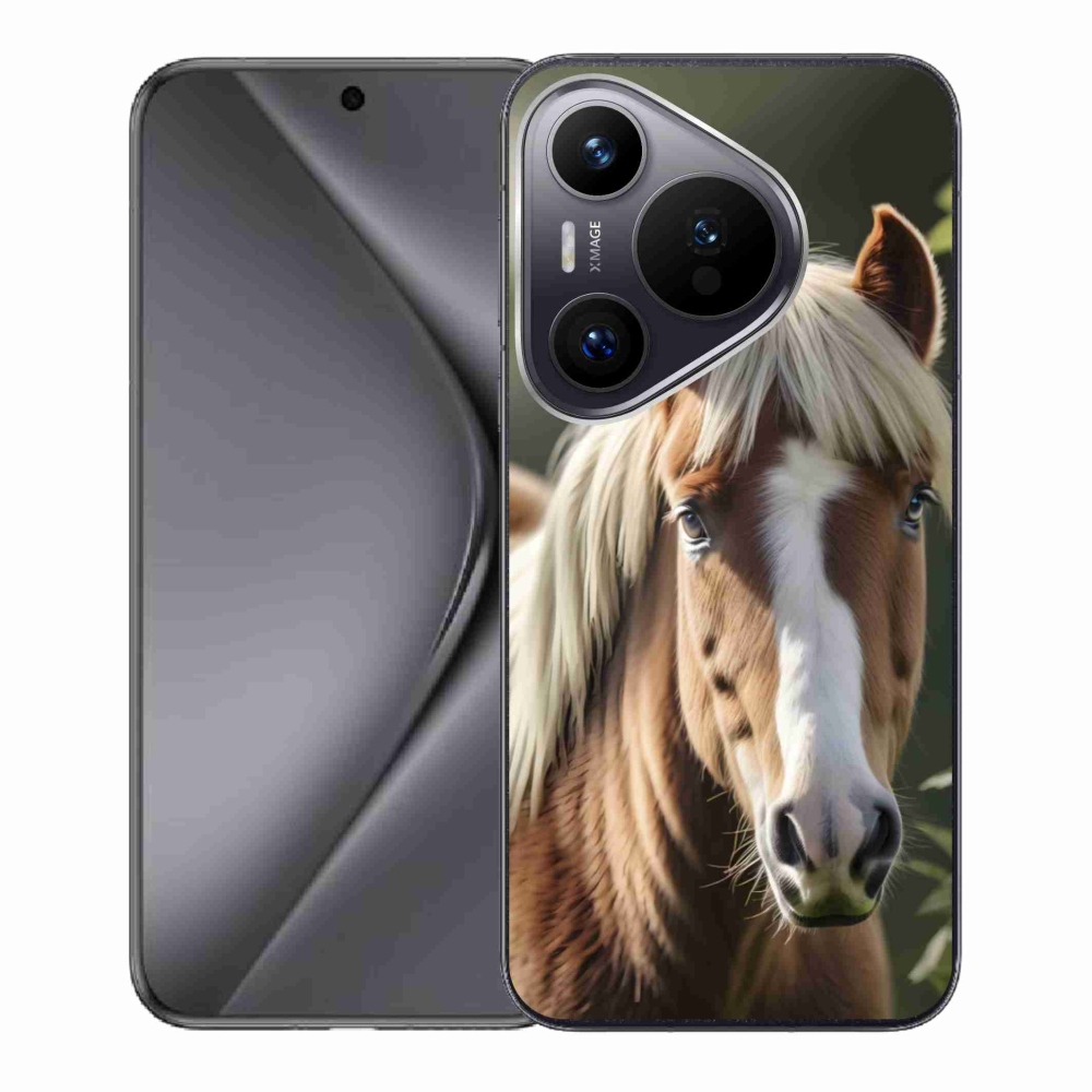 Gelový kryt mmCase na Huawei Pura 70 - kůň se světlou hřívou