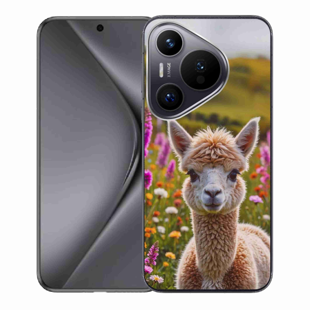 Gelový kryt mmCase na Huawei Pura 70 - lama na louce