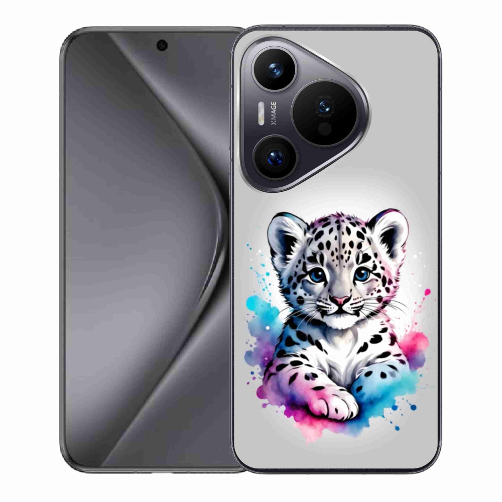 Gelový kryt mmCase na Huawei Pura 70 - levhartí mládě