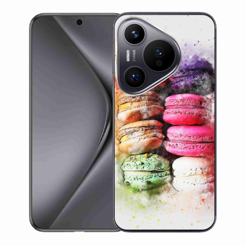 Gelový kryt mmCase na Huawei Pura 70 - makrónky