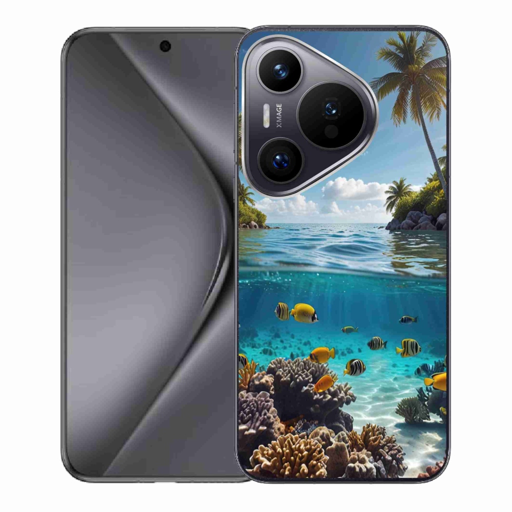 Gelový kryt mmCase na Huawei Pura 70 - mořský svět 4